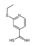 2-ethylsulfanylpyridine-4-carbothioamide结构式