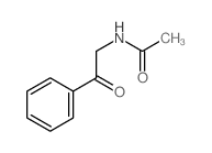 N-(2-Oxo-2-phenylethyl)acetamide Structure