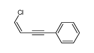 (Z)-1-(4-chlorobut-3-en-1-ynyl)benzene Structure