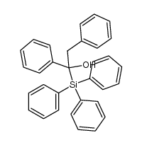 1,2-Diphenyl-1-triphenylsilyl-aethanol Structure