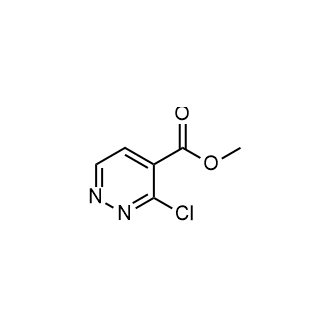 Methyl 3-chloropyridazine-4-carboxylate Structure