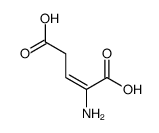 2-aminopent-2-enedioic acid Structure