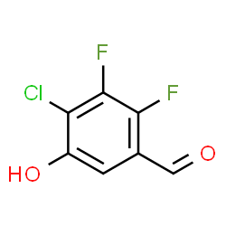4-Chloro-2,3-difluoro-5-hydroxybenzaldehyde结构式