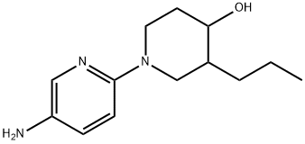 1-(5-aminopyridin-2-yl)-3-propylpiperidin-4-ol structure