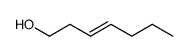 (E)-3-hepten-1-ol structure