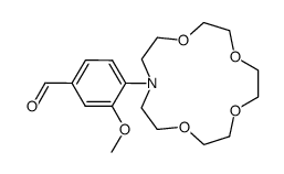 4-formyl-2-methoxyphenylaza-15-crown-5结构式