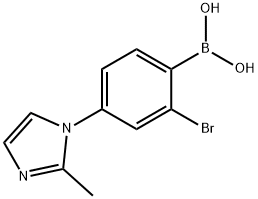 2-Bromo-4-(2-methylimidazol-1-yl)phenylboronic acid picture