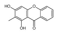 1,3-Dihydroxy-2-methyl-9H-xanthen-9-one structure