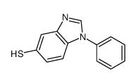 1-phenylbenzimidazole-5-thiol结构式