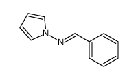 N-Benzylidene-1H-pyrrole-1-amine结构式