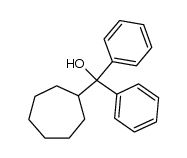 Cycloheptyl-diphenyl-carbinol结构式