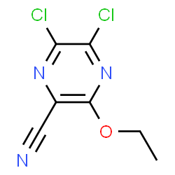 Pyrazinecarbonitrile, 5,6-dichloro-3-ethoxy- (9CI)结构式