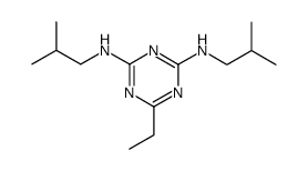 6-ethyl-N,N'-diisobutyl-[1,3,5]triazine-2,4-diamine Structure