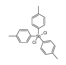 tri-p-tolylantimony dichloride结构式