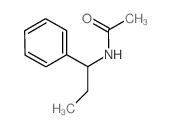 N-(1-phenylpropyl)acetamide Structure