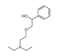 2-(2-(二乙胺基)乙氧基)-1-苯基乙醇结构式
