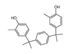 4,4''-[PHENYLENEBIS(1-METHYLETHYLIDENE)]BIS(2-METHYLPHENOL] structure