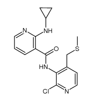 N-(6-chloro-4-methylthiomethyl-3-pyridinyl)-2-cyclopropyl-3-pyridinecarboxamide Structure