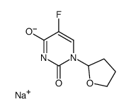 sodium,5-fluoro-1-(oxolan-2-yl)pyrimidin-3-ide-2,4-dione结构式