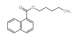 1-Naphthalenecarboxylicacid, pentyl ester结构式