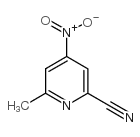 2-Cyano-6-methyl-4-nitropyridine Structure