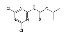 (4,6-dichloro-[1,3,5]triazin-2-yl)-thiocarbamic acid O-isopropyl ester Structure