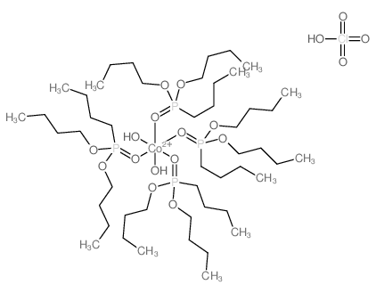 1-[butoxy(butyl)phosphoryl]oxybutane,cobalt(2+),perchloric acid,dihydrate Structure