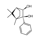 (-)-(1R,2R,3R,4S)-1,7,7-trimethyl-2-phenyl-bicyclo[2.2.1]heptane-2,3-diol结构式