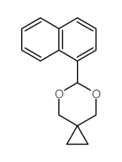 6-naphthalen-1-yl-5,7-dioxaspiro[2.5]octane结构式