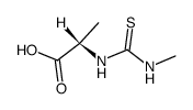 L-Alanine,N-[(methylamino)thioxomethyl]-(9CI) structure