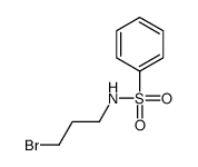 N-(3-bromopropyl)benzenesulfonamide结构式