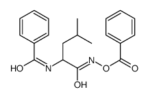 [(2-benzamido-4-methylpentanoyl)amino] benzoate Structure