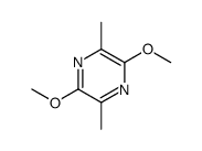 2,5-dimethoxy-3,6-dimethylpyrazine结构式