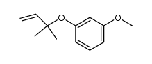 1-methoxy-3-((2-methylbut-3-en-2-yl)oxy)benzene Structure