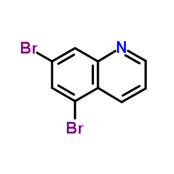 5,7-Dibromoquinoline Structure