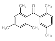 Methanone,(2,5-dimethylphenyl)(2,4,6-trimethylphenyl)-结构式