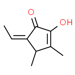 2-Cyclopenten-1-one,5-ethylidene-2-hydroxy-3,4-dimethyl-,(5Z)-(9CI) picture