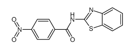 N-(1,3-benzothiazol-2-yl)-4-nitrobenzamide Structure