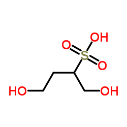 1,4-Dihydroxy-2-butanesulfonic acid Structure