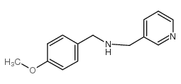 (4-甲氧基苄基)-吡啶-3-甲胺结构式