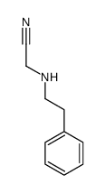 2-(2-phenylethylamino)acetonitrile Structure