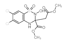 methyl 3,4-dichloro-9-hydroxy-8-(methoxycarbonylmethyl)-10,10-dioxo-10$l^{6}-thia-7,9-diazabicyclo[4.4.0]deca-1,3,5-triene-8-carboxylate Structure