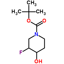 3-氟-4-羟基哌啶-1-甲酸叔丁酯图片