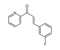 (E)-3-(3-fluorophenyl)-1-pyridin-2-ylprop-2-en-1-one Structure