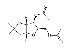 3,5,6-tri-O-acetyl-1,2-O-isopropylidene-α-D-xylofuranose结构式