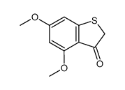 2,3-dihydro-4,6-dimethoxybenzo[b]thiophen-3-one Structure