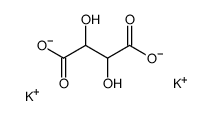 Butanedioic acid,2,3-dihydroxy-, dipotassium salt, (R*,S*)- (9CI)结构式