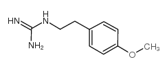2-[2-(4-methoxyphenyl)ethyl]guanidine Structure