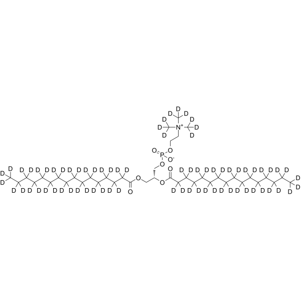 DPPC-d71 Structure