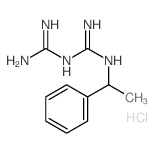 2-(N-(1-phenylethyl)carbamimidoyl)guanidine结构式